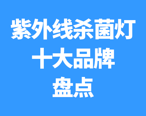 2026年紫外线杀菌灯十大厂家盘点